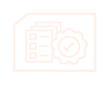 A checklist with a checkmark icon next to it, all in beige