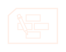 Beige blocks representing bricks with a pen over them.
