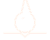 A beige icon of a water droplet above a dug-out patch of ground.