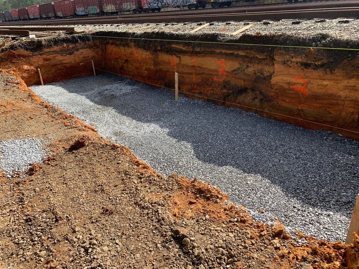 RJ Corman Locomotive Pit – Industrial construction project by Grinder Haizlip, Memphis TN